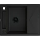 Zlewozmywaki - Deante Magnetic Zlewozmywak granitowy magnetyczny 1-komorowy z ociekaczem - nero ZRM_N11A ZRM N11A [16187985] - miniaturka - grafika 1