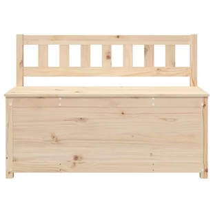 Lumarko Ławka, 110x41x76,5 cm, lite drewno sosnowe - Ławki do przedpokoju - miniaturka - grafika 6