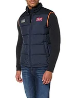 Kurtki męskie - Hackett London Męska kurtka British Kit Gilet Jacket, 595 NAVY, XS - miniaturka - grafika 1