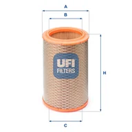 Filtry powietrza - Filtr powietrza UFI Filtry 27.588.00 - miniaturka - grafika 1