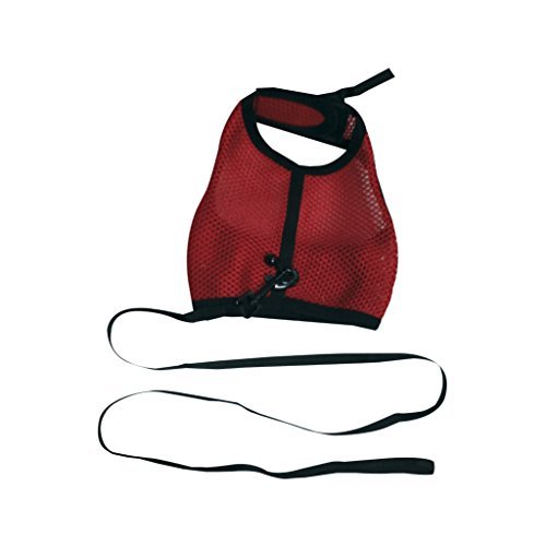 Croci R6075974 Geschirr Für Kaninchen, S, 25.4 Cm-30.4 Cm, Rot