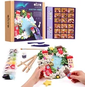 Masy plastyczne - Zestaw kreatywny do modelowania 3D Zimowy nastrój - miniaturka - grafika 1