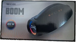 Głośnik przenośny 20W Bluetooth speaker CZARNY Forever - Głośniki przenośne - miniaturka - grafika 1