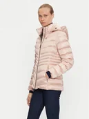 Kurtki damskie - Geox Kurtka zimowa Zosma W4628Z T2843 F8320 Beżowy Regular Fit - miniaturka - grafika 1