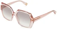 Okulary przeciwsłoneczne - Furla SFU620V okulary, Shiny TRANSP.Pink, 56 damskie, Shiny Transp.pink, 56 - miniaturka - grafika 1
