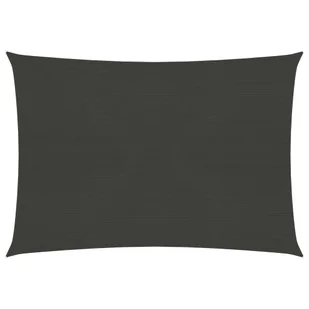 vidaXL Żagiel przeciwsłoneczny, 160 g/m, antracytowy, 3,5x4,5m, HDPE 311076 - Parasole ogrodowe - miniaturka - grafika 7
