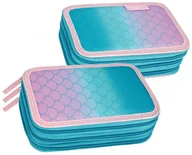 Piórniki - Starpak Piórnik 3 zamki z wyposażeniem Ombre Mermaid 486147 - miniaturka - grafika 1