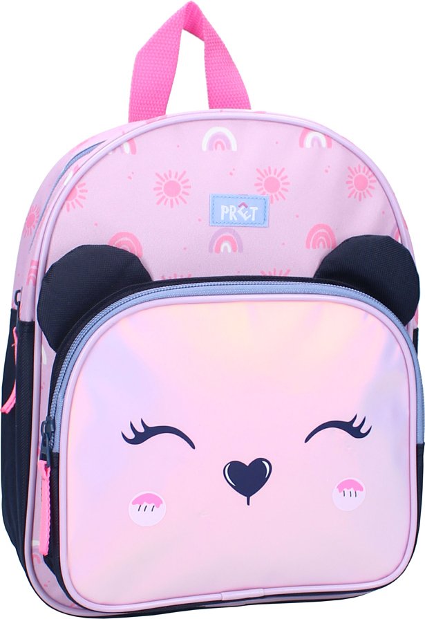 Różowy plecak dziewczęcy Miś