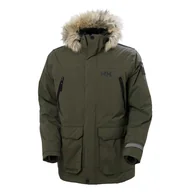 Kurtki męskie - Męska Kurtka ocieplana HELLY HANSEN REINE PARKA 53630_431 – Zielony - miniaturka - grafika 1