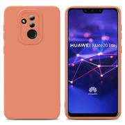 Etui i futerały do telefonów - Pokrowiec Etui Do Huawei MATE 20 LITE w FLUID JASNY POMARAŃCZOWY TPU Silikonowe Obudowa Ochronny Case Cover Cadorabo - miniaturka - grafika 1