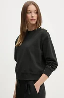 Swetry damskie - Tommy Hilfiger sweter bawełniany kolor czarny  WW0WW43606 - miniaturka - grafika 1