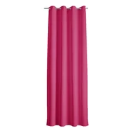 Zasłony - Zasłona Andres różowa fuksja 145 x 250 cm na przelotkach - miniaturka - grafika 1