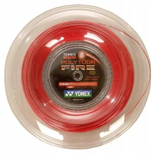 Naciąg Tenisowy Yonex Poly Tour Fire 1.25 Ze Szpuli Czerwony - Tenis ziemny - miniaturka - grafika 1