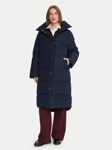 Tommy Hilfiger Płaszcz zimowy WW0WW47279 Granatowy Relaxed Fit - Płaszcze damskie - miniaturka - grafika 1