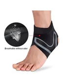 Ściągacze i opaski sportowe - Onamaste Stabilizator lewego stawu skokowego w kolorze czarno-szarym - miniaturka - grafika 1