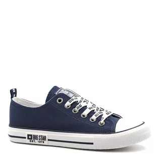 Buty sportowe damskie - Granatowe tenisówki BIG STAR BSKK274103 - Neścior - grafika 1