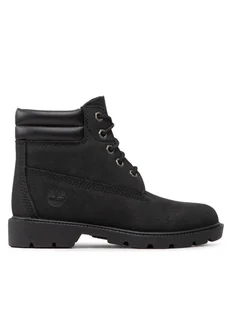 Timberland Trapery 6 In Basic TB0A2M9Q0011 Czarny - Buty dla chłopców - miniaturka - grafika 1