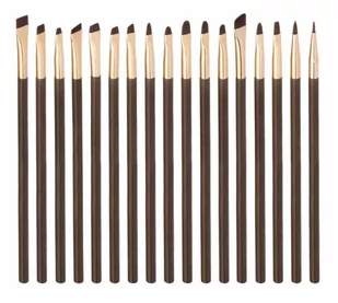 MANY BEAUTY - Many Brushes Sharp & Simple - Zestaw 17 precyzyjnych pędzli do makijażu - Pędzle do makijażu - miniaturka - grafika 1