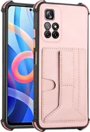 Etui i futerały do telefonów - Etui König Design kompatybilne z Xiaomi Redmi Note 11 / Note 11S Globalne plastikowe miękkie etui na telefon - Etui na telefon komórkowy w kolorze różowego złota - miniaturka - grafika 1