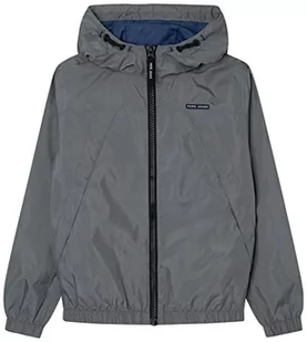 Pepe Jeans Chłopięca bluza z kapturem Damian Windreaker, Zielony (casting), 8 Lat - Bluzy dla chłopców - miniaturka - grafika 1