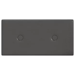 vidaXL Panele ścienne, 12 szt., szare, 30x15 cm, sztuczna skóra 343970 - Panele ścienne i boazeria - miniaturka - grafika 4