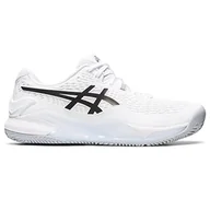 Sneakersy męskie - ASICS Gel-Resolution 9 Clay męskie sneakersy, biały/czarny, 42 EU - miniaturka - grafika 1
