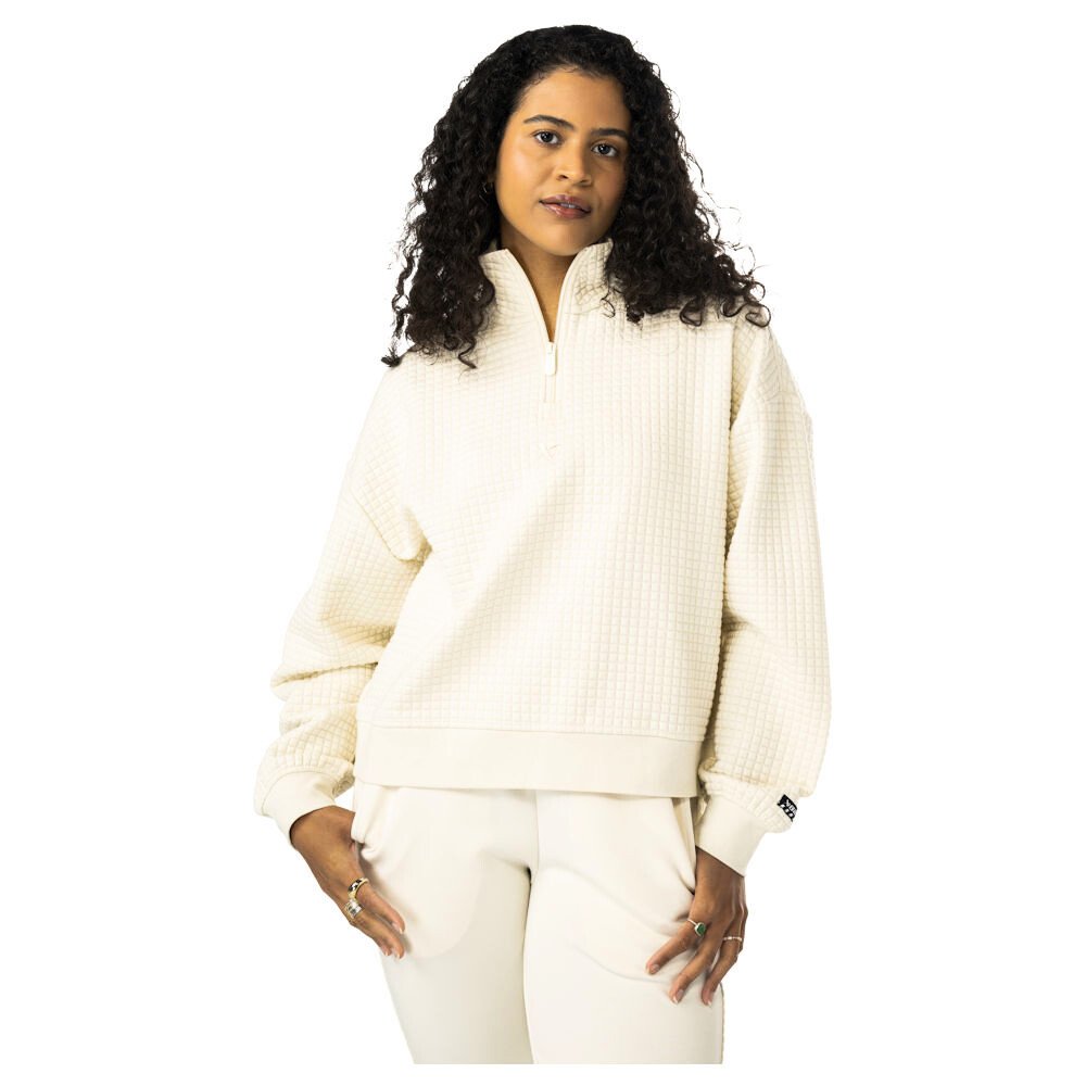 Bluza damska Bauer Quilted 1/4 Zip Women Cream M