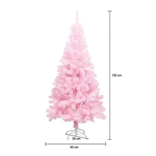 Różowa sztuczna choinka - w kilku rozmiarach -120 cm-owa - Choinki Różowa sztuczna choinka - w kilku rozmiarach -120 cm-owa - Choinki - miniaturka - grafika 1