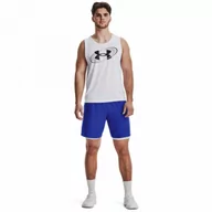 Spodnie sportowe męskie - Męskie spodenki treningowe Under Armour UA Woven Graphic Shorts - niebieskie - UNDER ARMOUR - miniaturka - grafika 1