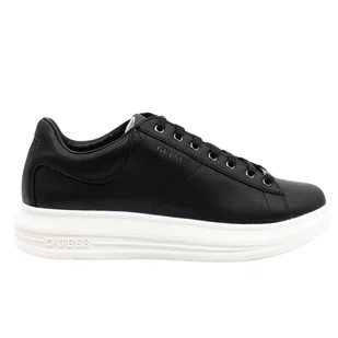 Buty męskie Guess Vibo skórzane sneakersy czarne-44 - Półbuty męskie - miniaturka - grafika 1