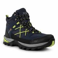 Buty trekkingowe męskie - Regatta Męskie buty trekkingowe Samaris III, rozm. 45, Granatowy (Navy) zielony, 45 EU - miniaturka - grafika 1