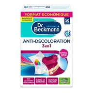 Środki do prania - Dr. Beckmann - Ochrona przed blaknięciem 3 w 1 - Folia ostateczna ochrona chusteczek - 50 chusteczek, Bez zapachu - miniaturka - grafika 1