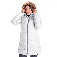 Płaszcze damskie - MARMOT Damski płaszcz Montreal, izolowany puchem, wodoodporny, szary Glacier Grey, rozmiar XS - miniaturka - grafika 1