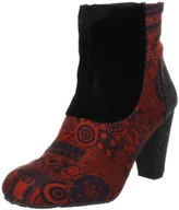 Botki damskie - Desigual Ankle Boot CORRASCO 27AS359 damskie modne buty i botki, czerwony - czerwony Rojo 3092-40 EU - miniaturka - grafika 1