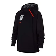 Bluzy dla chłopców - Nike Dry Hoodie Qz chłopięca bluza z kapturem czarny czarny X-S - miniaturka - grafika 1