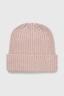 Czapki damskie - Calvin Klein czapka z domieszką wełny kolor różowy  K60K612033 - miniaturka - grafika 1