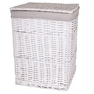 Kosze na bieliznę - Kosz na pranie biały 35 x 45 x 60 cm - miniaturka - grafika 1