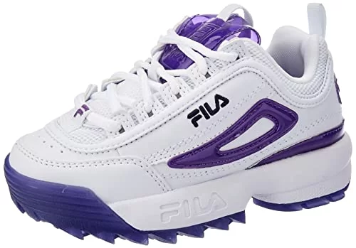FILA Disruptor T Kids Sneaker, White Prism Violet, 32 EU - Ceny i opinie na  Skapiec.pl