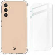 Etui i futerały do telefonów - Bizon Etui + 2x szkło Case Clear Pack do Samsung Galaxy A34 5G, przezroczyste - miniaturka - grafika 1
