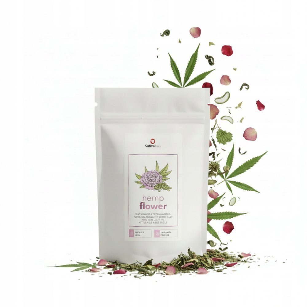 Susz Konopny Naturalny Relaks Detoks z Zieloną Herbatą Pokrzywą Aloesem