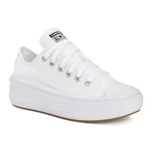 Trampki damskie Converse Chuck Taylor All Star Move Canvas Platform Ox white/white/white 39.5 EU - Trampki damskie - miniaturka - grafika 1