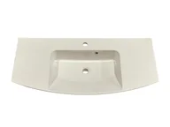 Umywalki - Umywalka Nablatowa / Wpuszczana W Blat, Zaokrąglona, Biała, 101 X 51 Cm, Polski Producent / Idealstones - miniaturka - grafika 1