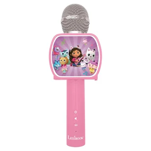 Lexibook Karaoke mikrofon z głośnikiem Koci domek Gabi - Instrumenty muzyczne dla dzieci - miniaturka - grafika 1