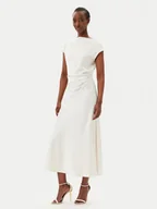 Sukienki - Imperial Sukienka koktajlowa AEAOJBA Écru Regular Fit - miniaturka - grafika 1