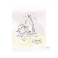 Koce i narzuty dla dzieci - Kocyk ocieplany 70x100cm Effik Plażowiczka - miniaturka - grafika 1