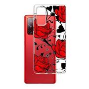 Etui i futerały do telefonów - Etui na Samsung Galaxy S20 FE - Czerwone róże. - miniaturka - grafika 1