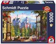 Puzzle - Schmidt Spiele 58386 puzzle z motywem bajkowego zamka, 1000 elementów, kolorowe - miniaturka - grafika 1