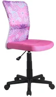 Krzesła obrotowe dla dzieci - Różowy fotel młodzieżowy do biurka N7-F53 - miniaturka - grafika 1