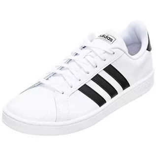 Buty sportowe męskie - adidas Grand Court męskie buty tenisowe - biały - 36 2/3 EU - grafika 1