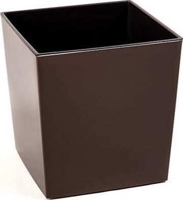 Lamela Doniczka Juka z wkładem połysk Mokka 40x40 H:41,5